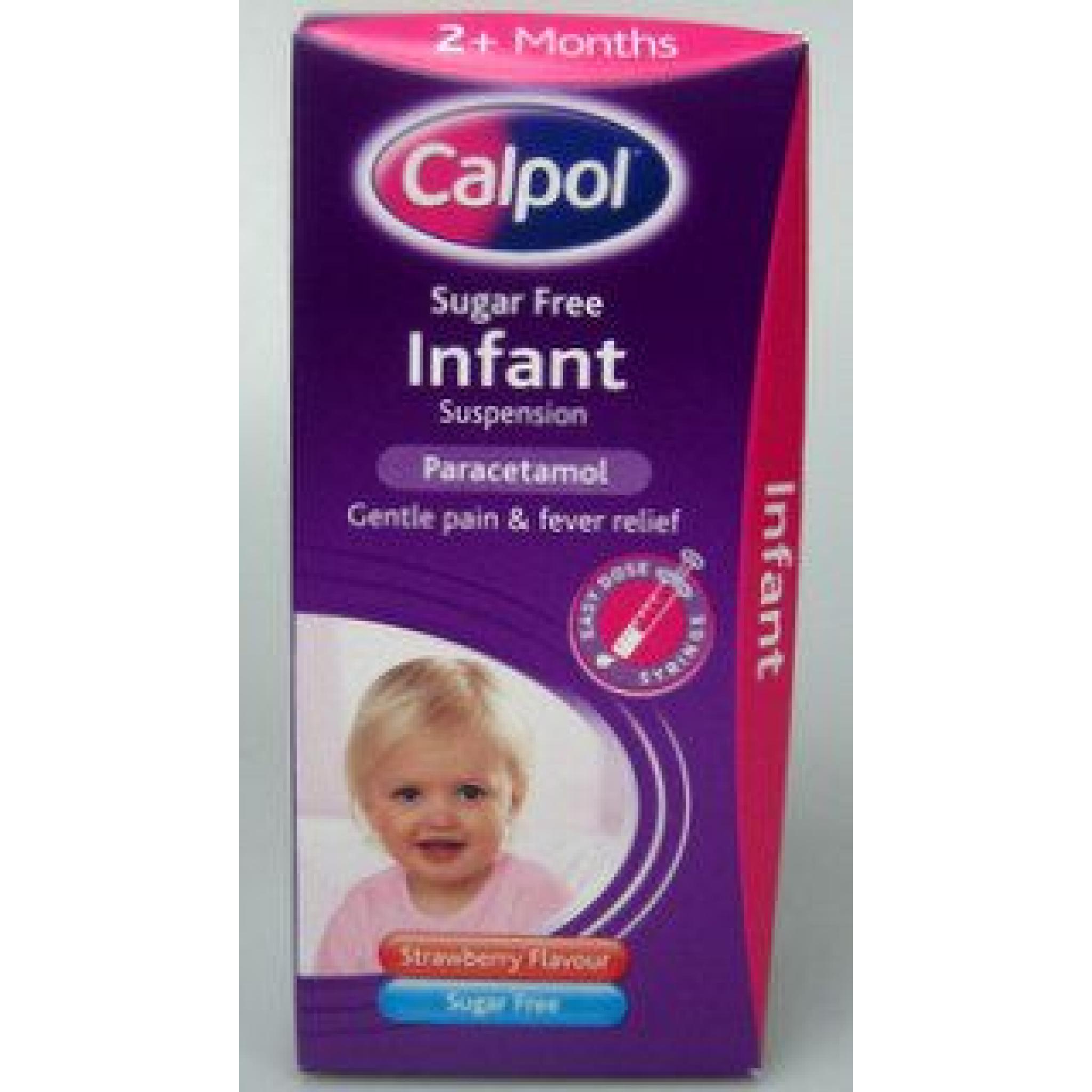 Calpol Sugar Free Infant Suspension Liquid 2+ Months