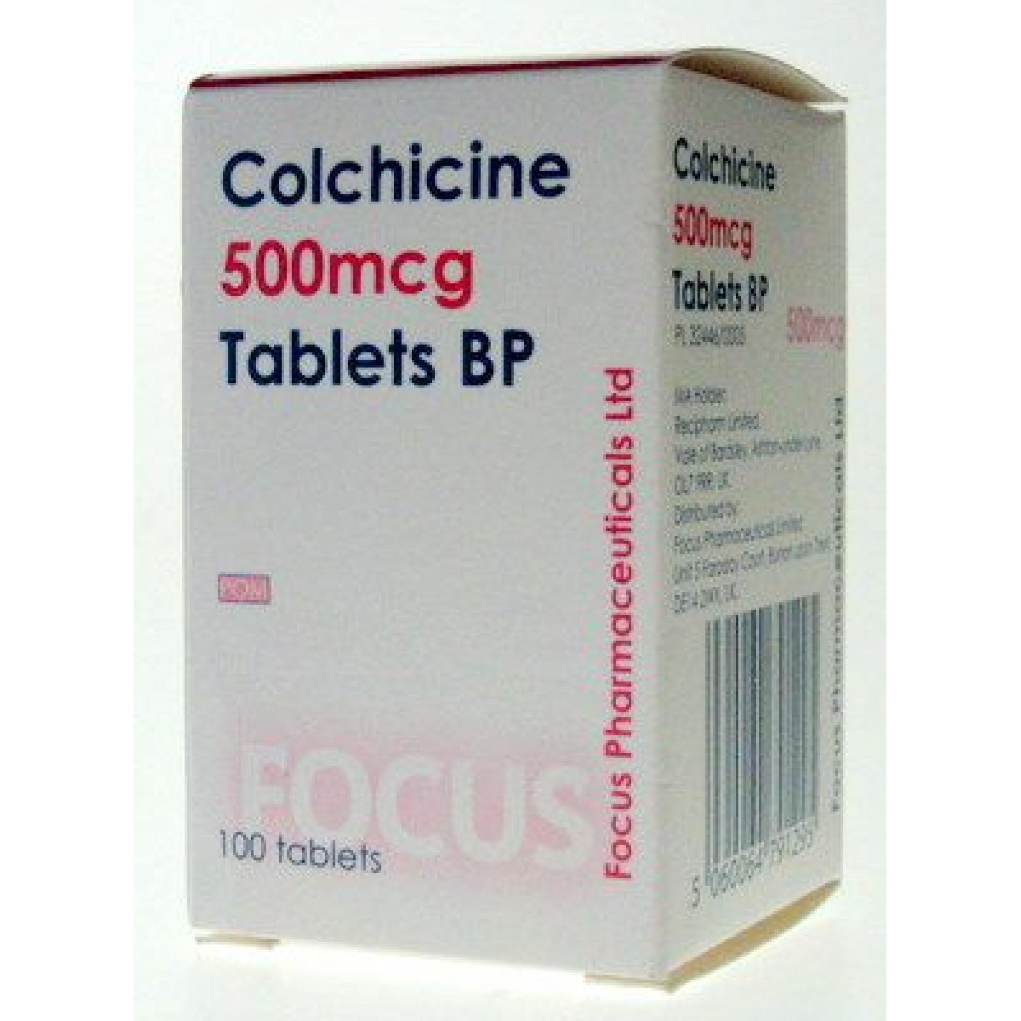 Colchicine 100 x 500mcg Tablets