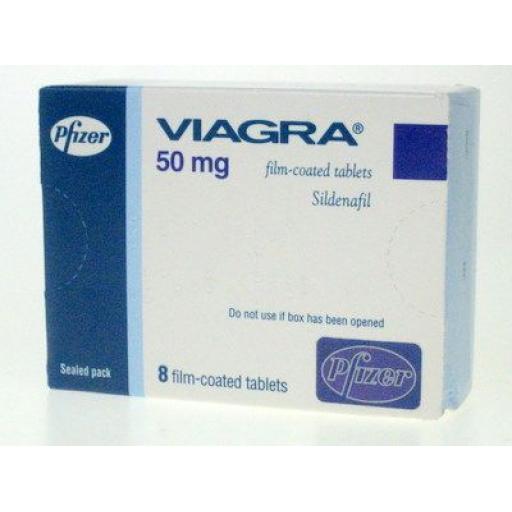 Viagra (sildenafil) 50mg [POM] - 8 tablets - UK Sourced