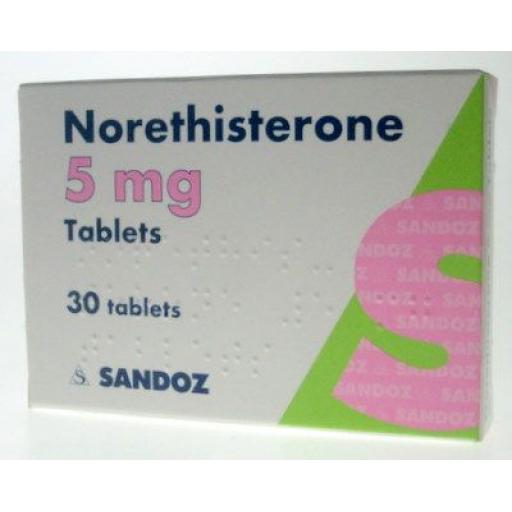 Norethisterone 30 x 5mg Tablets