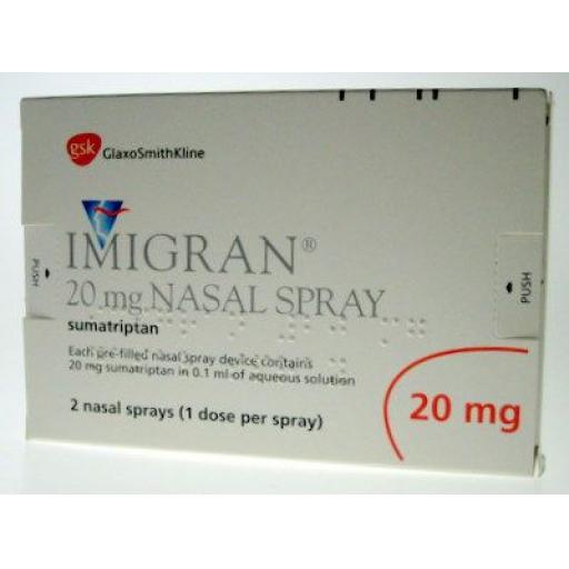 Imigran 20mg Nasal Spray - 6 Sprays