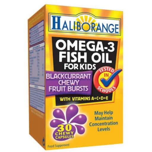 Haliborange Omega 3 Fish Oil For Kids 30 Chewy Capsules