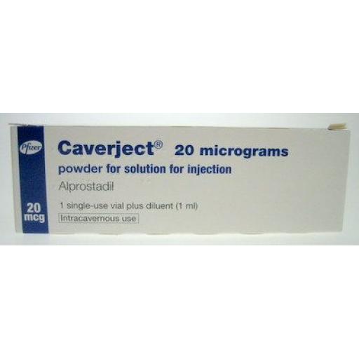 Caverject (alprostadil) 20mcg/ml [POM] - 1 Pack