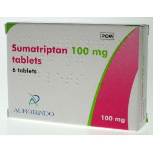 Sumatriptan Succinate 1 x 100mg Tablet