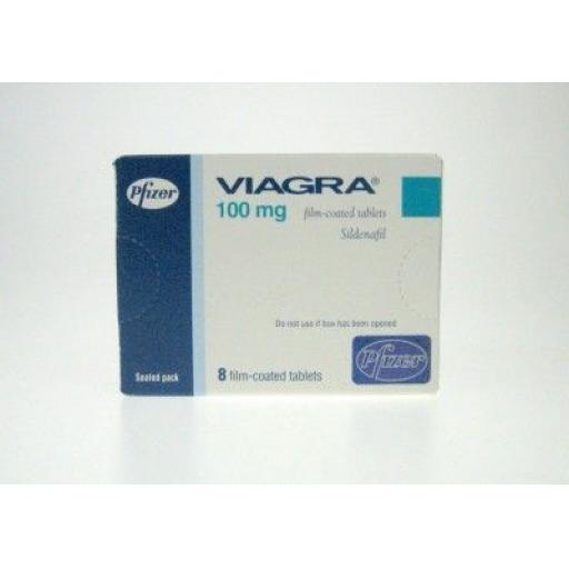 Viagra (sildenafil) 100mg [POM] - 8 tablets - UK Sourced
