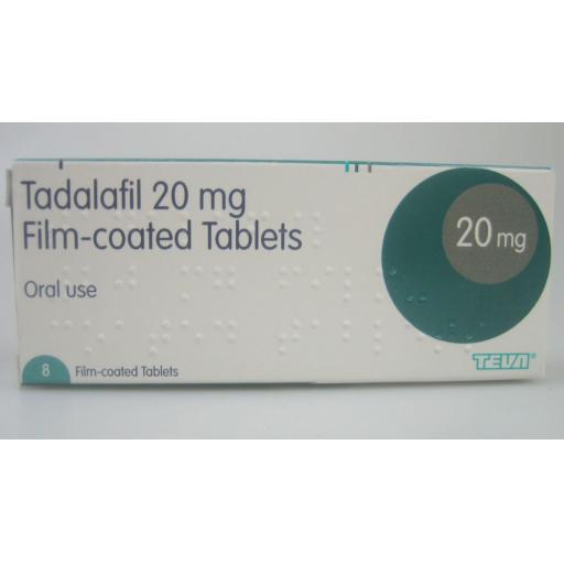 Tadalafil 20 mg boîte de 8