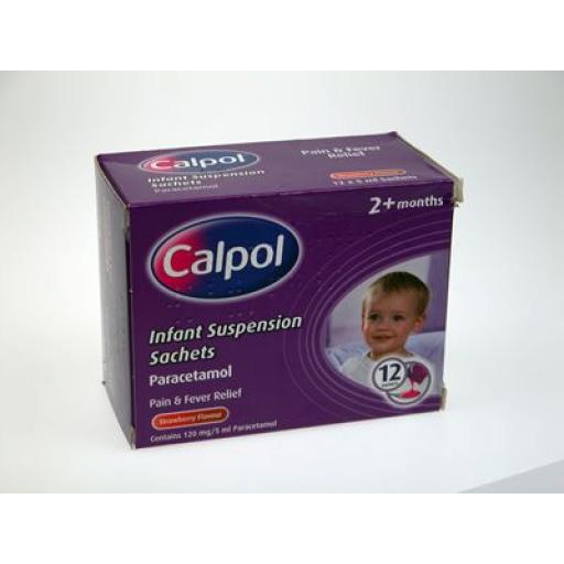 Calpol Infant Suspension Sachets (12 x 5ml)