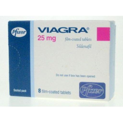 Viagra (sildenafil) 25mg [POM] - 8 tablets - UK Sourced