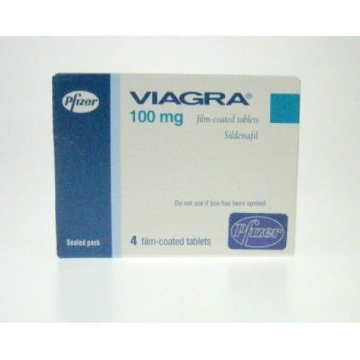 Viagra (sildenafil) 100mg [POM] - 4 tablets - UK Sourced