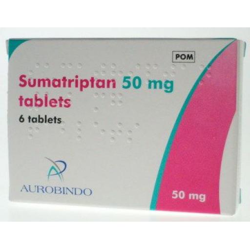 Sumatriptan Succinate 6 x 50mg Tablets