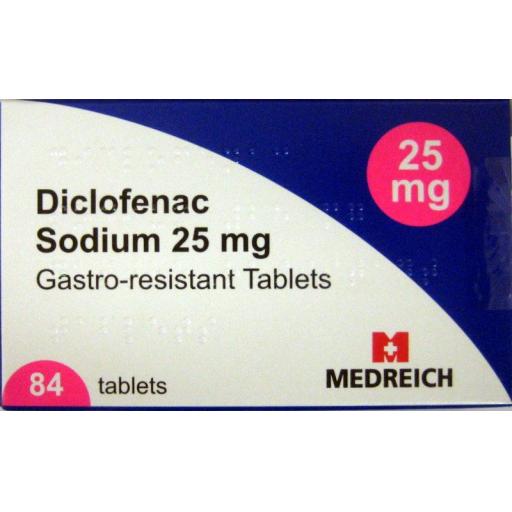 Diclofenac 25mg Tablets